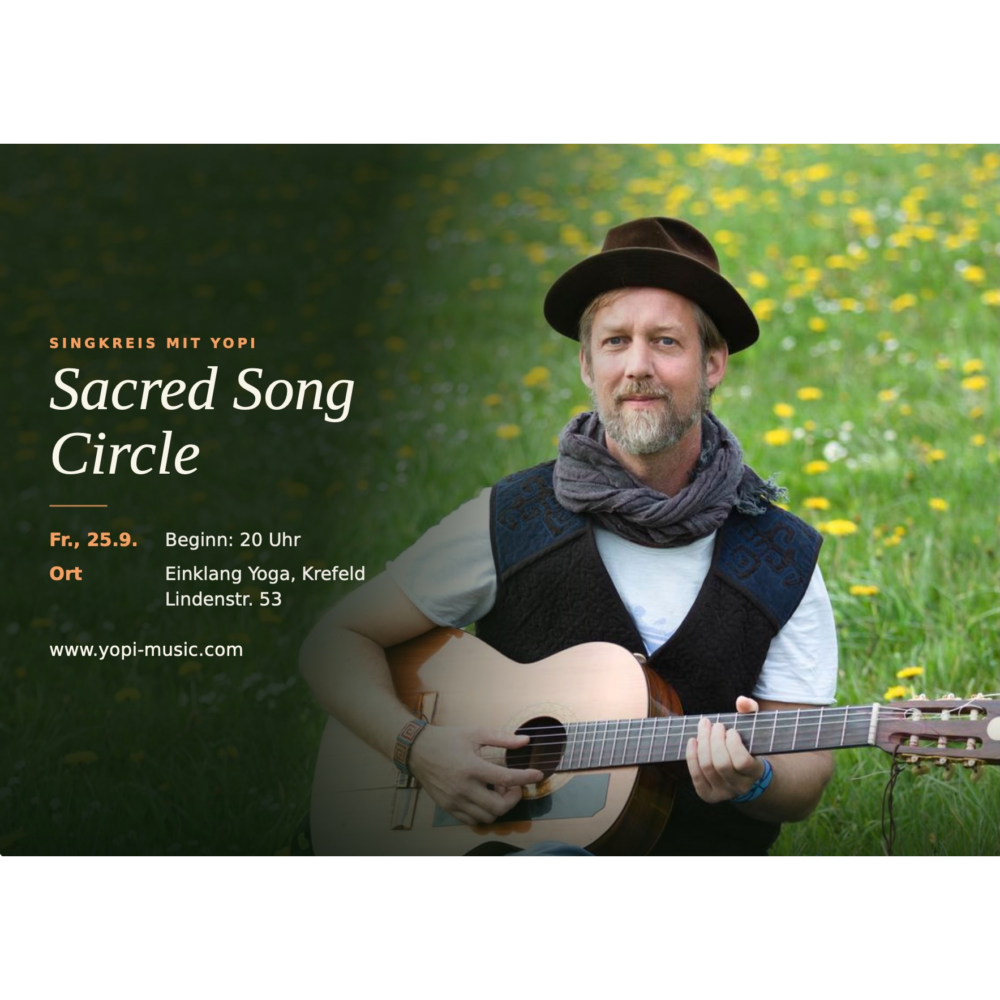 Sacred Song Circle mit Yopi